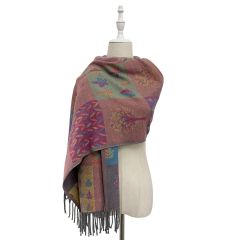 patchwork tree scarf